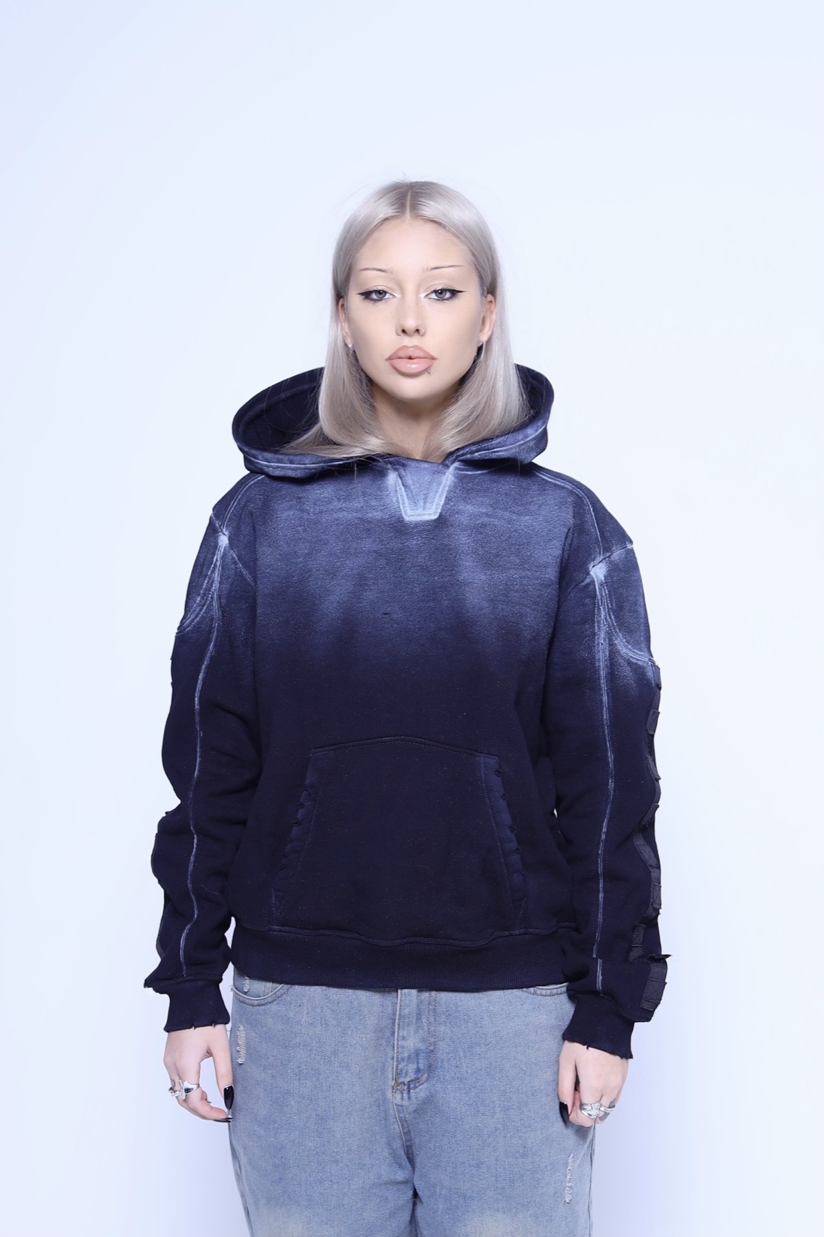 Final hoodie campaign photograph, first view