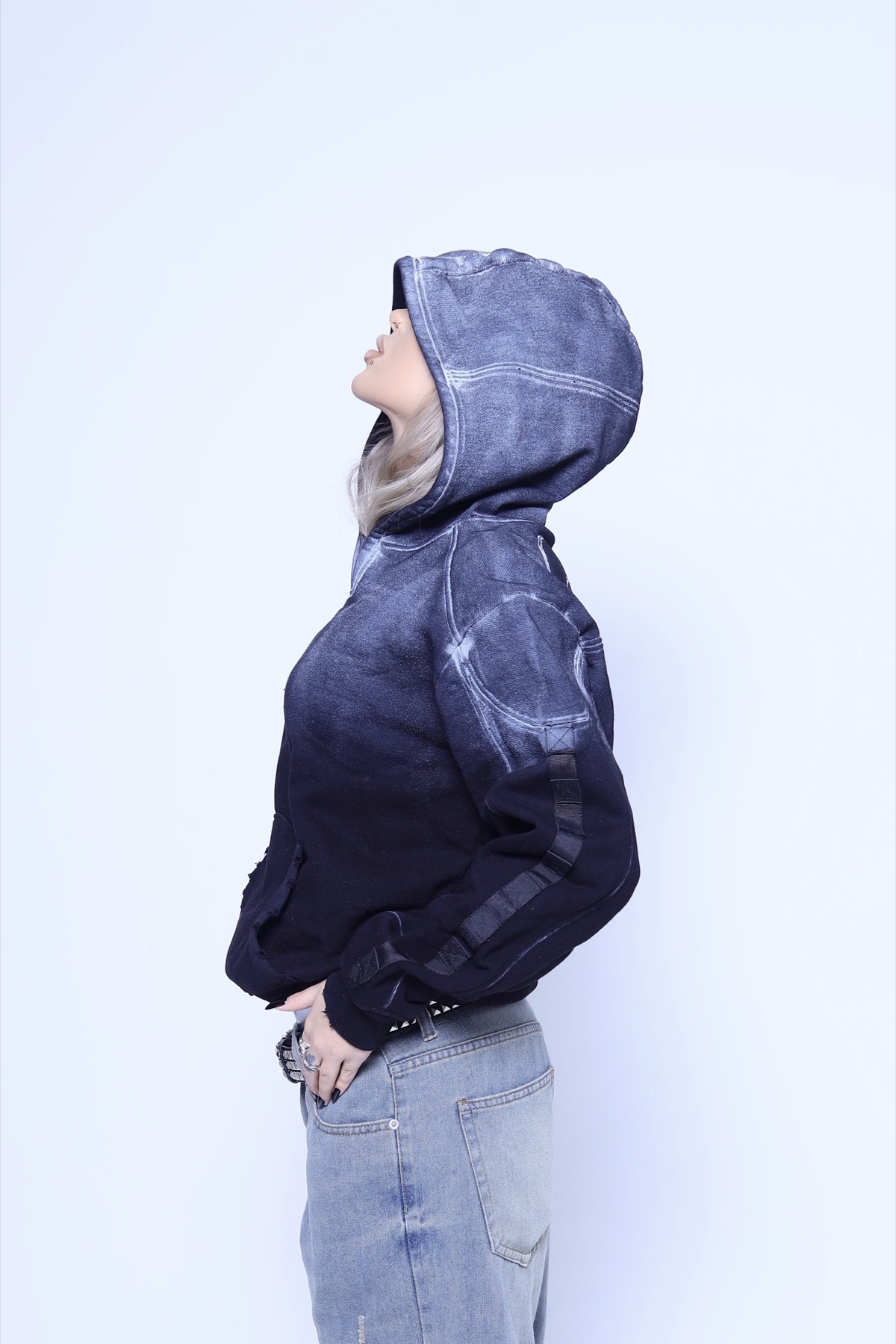 Final hoodie campaign photograph, third view